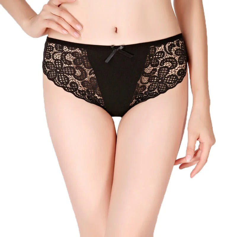 Wholesale Women Panties Girls Sexy Cotton and Lace Brief Ladies Underwear
