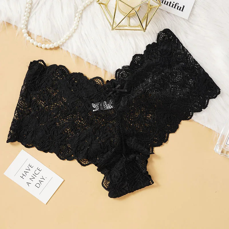 Women Lace Underwear Sexy Floral Panties S-L Girls Low-Rise Underwear Ladies Comfortable Underpants Female Lingerie