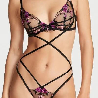 Women Sexy Attractive Lace Lingerie Underwear Sexy Embroidery Girls Underwear