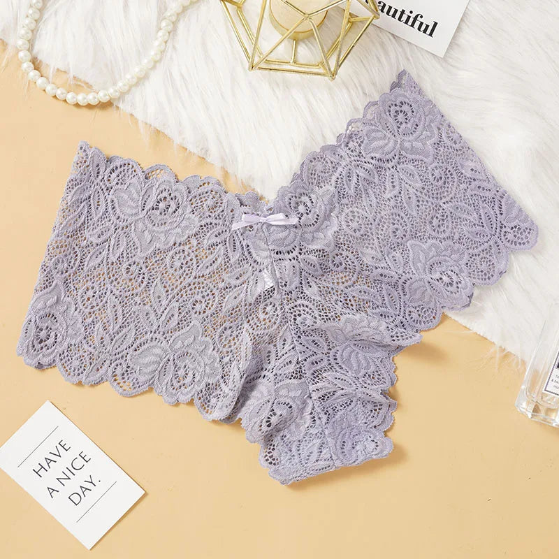 Women Lace Underwear Sexy Floral Panties S-L Girls Low-Rise Underwear Ladies Comfortable Underpants Female Lingerie