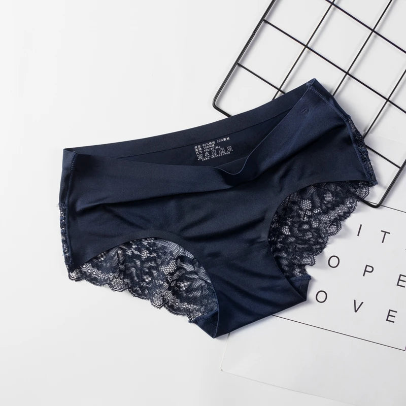 Wholesale Ladies Sexy Traceless Ropa Interior Mujer Underwear Sous Vetements Femme Lace Seamless Panties Underwear Women