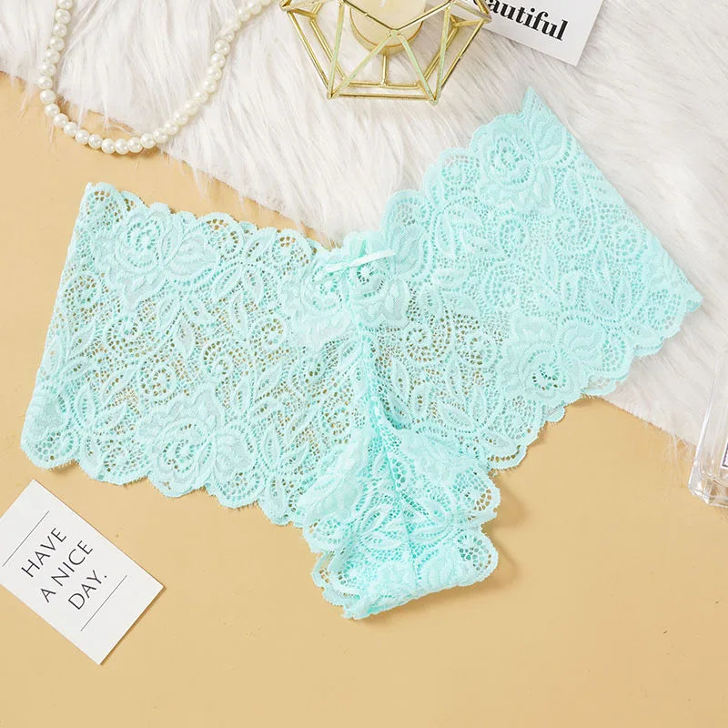 Women Lace Underwear Sexy Floral Panties S-L Girls Low-Rise Underwear Ladies Comfortable Underpants Female Lingerie